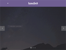 Tablet Screenshot of kaneford.com